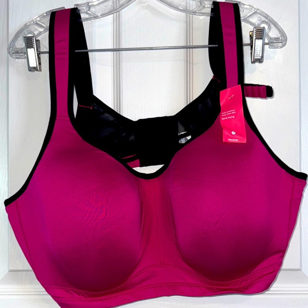 LIVI Black Pink Sports Bra